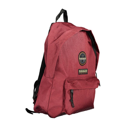 Red Cotton Men Backpack