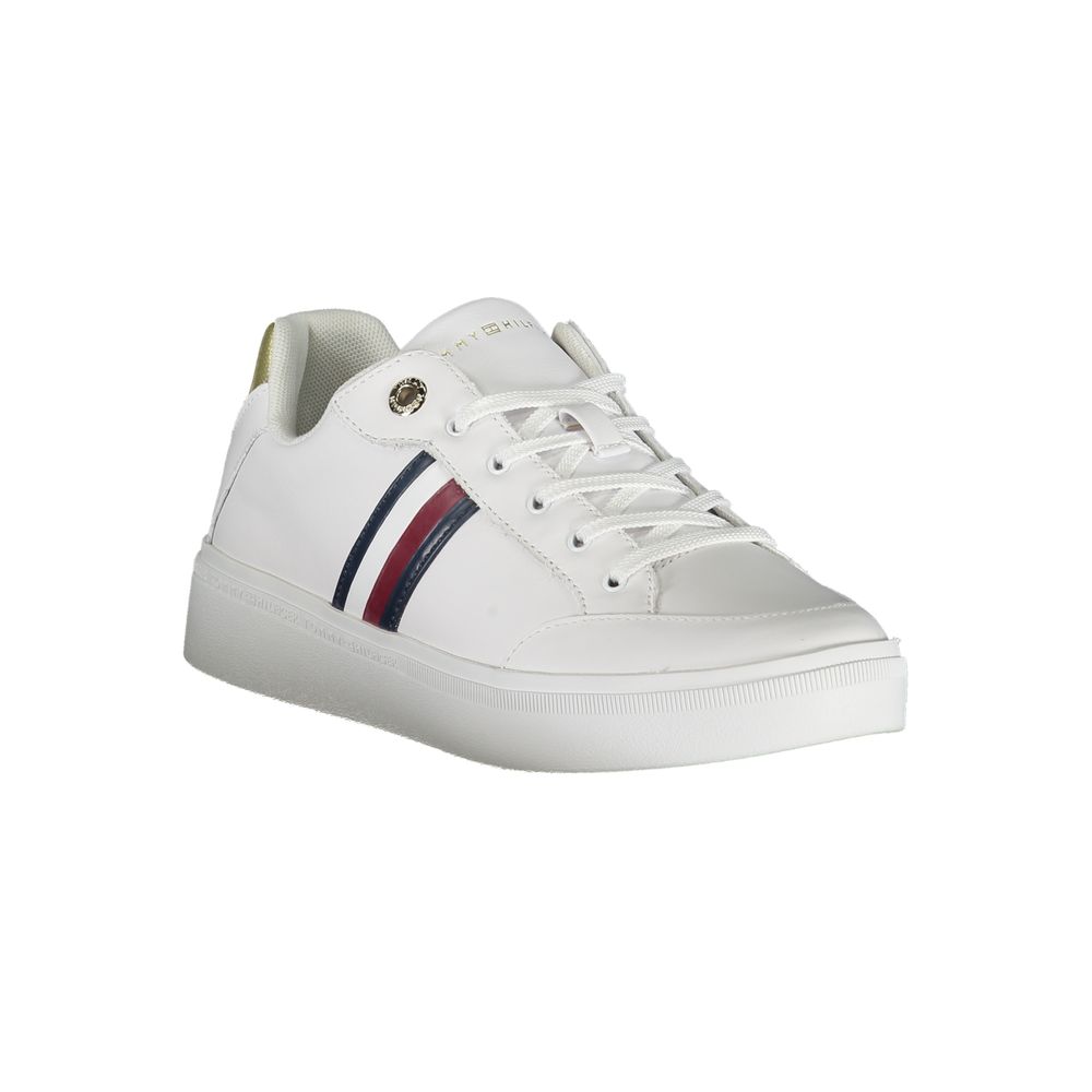 White Leather Women Sneaker