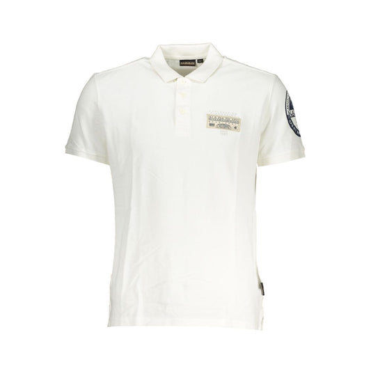 Elegant Short Sleeve Polo with Contrast Details