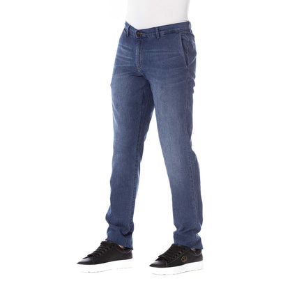 Blue Cotton Men Jeans