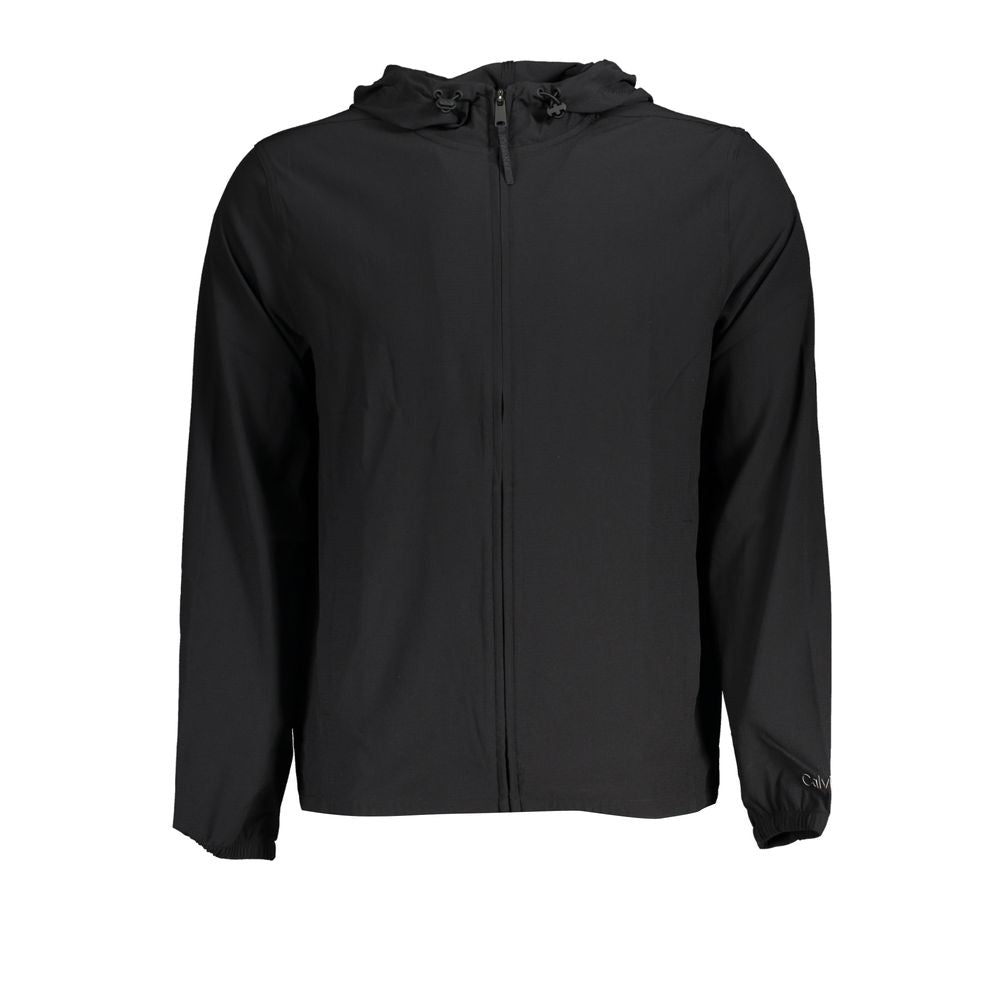 Sleek Hooded Sports Jacket in Breathable Fabric