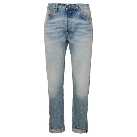 Vintage Wash Italian Denim Jeans