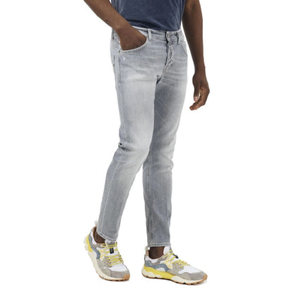 Elegant Grey Stretch Icon Jeans