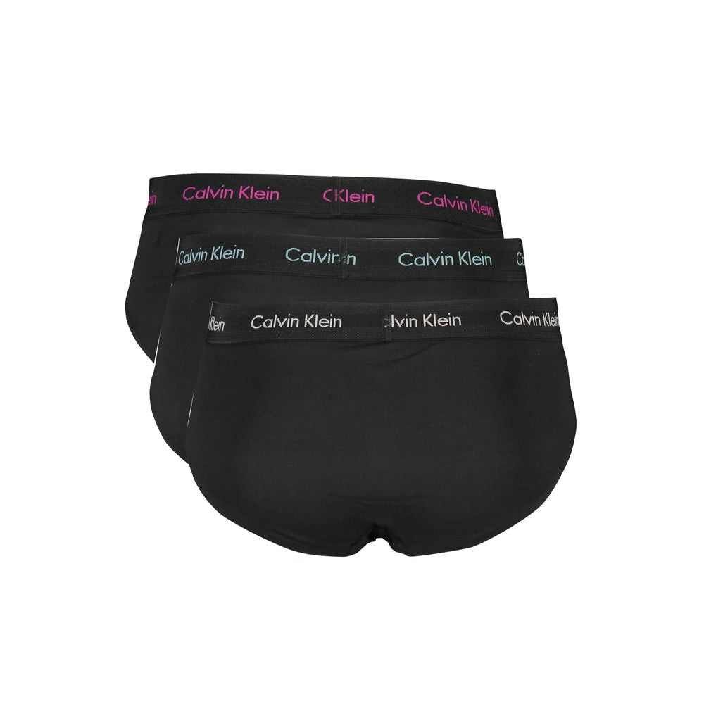 Sleek Tri-Pack Men's Briefs with Contrast Details