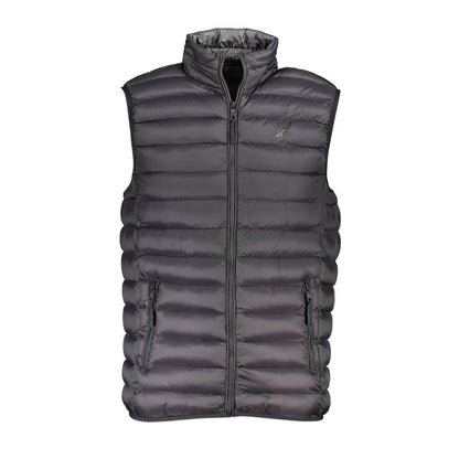 Sleek Sleeveless Zippered Jacket