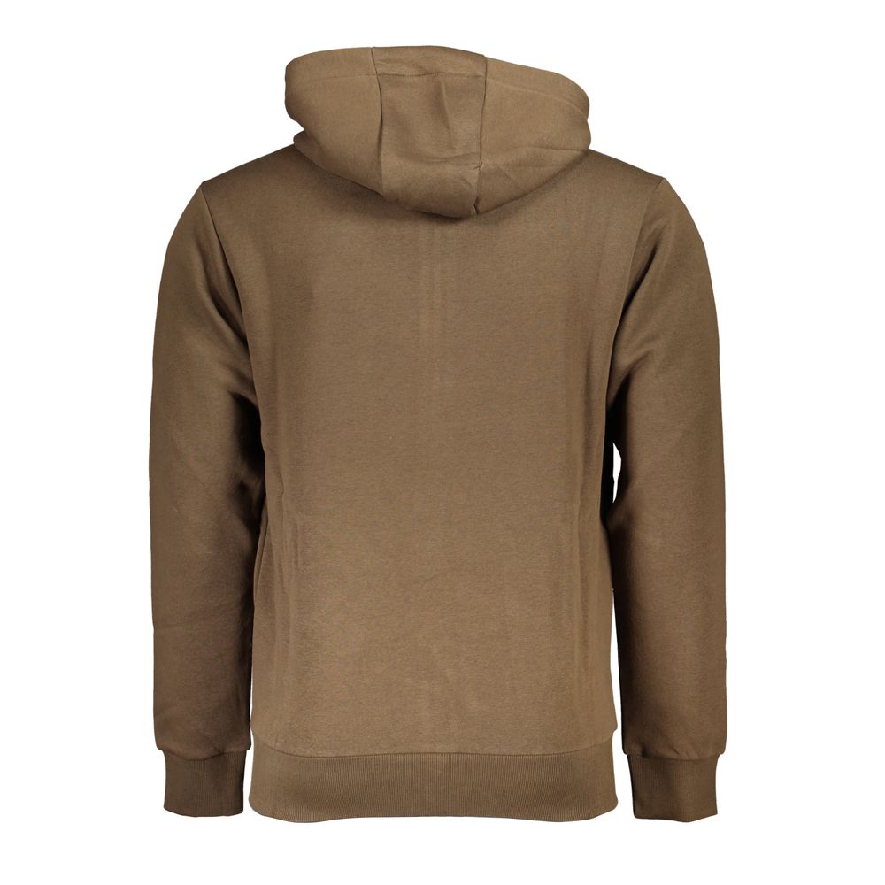 Exquisite Hooded Brown Sweatshirt