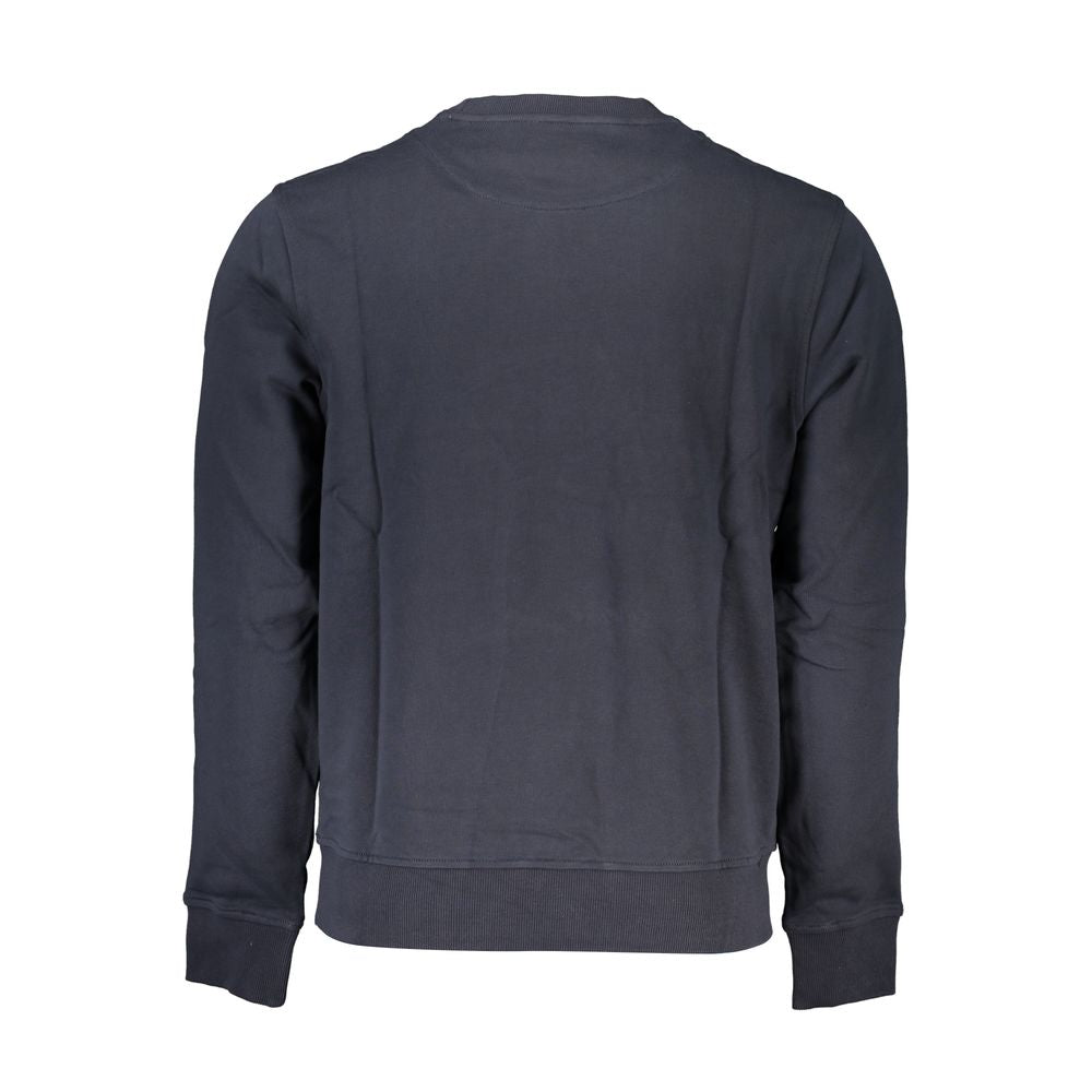 Elegant Blue Crew Neck Sweatshirt