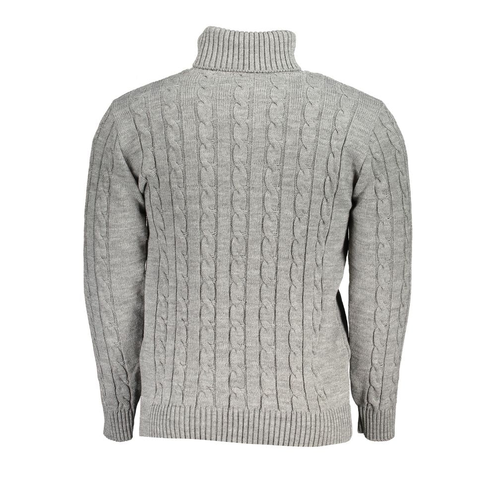 Turtleneck Twisted Neck Men's Sweater