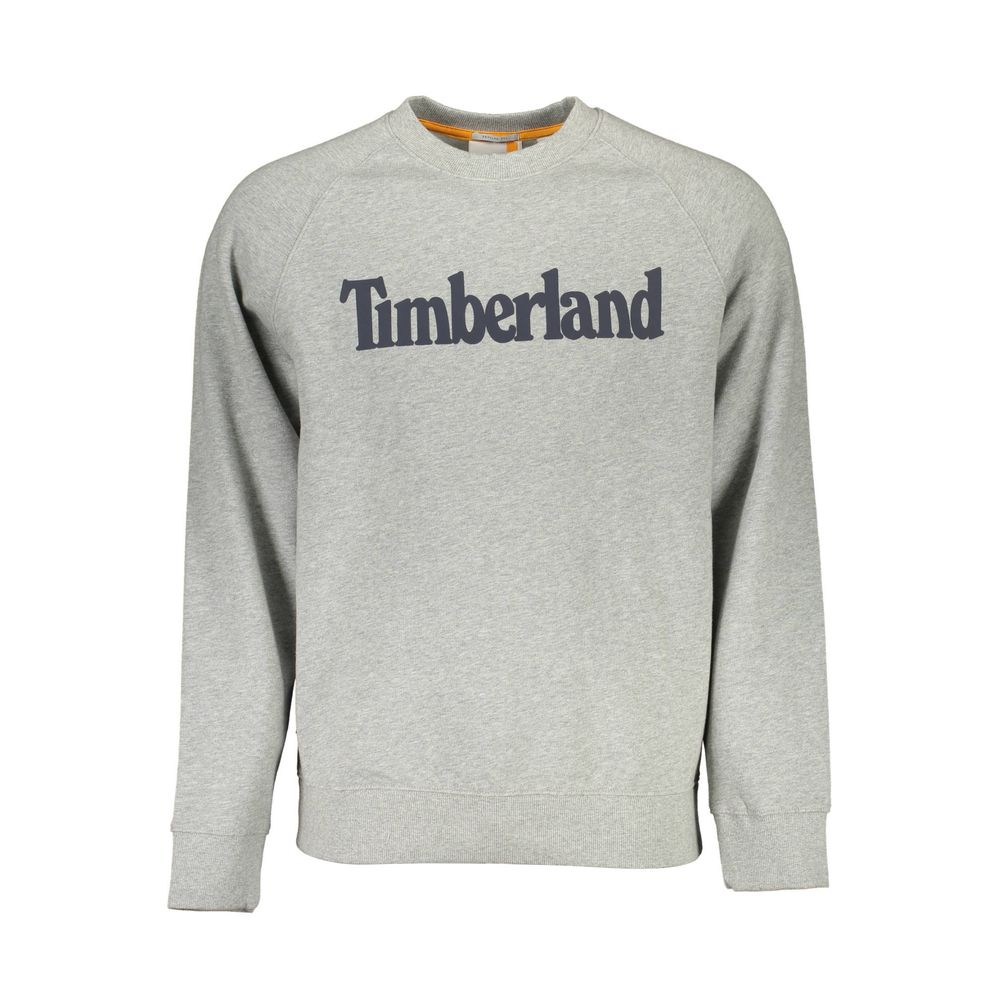 Eco-Conscious Crew Neck Sweatshirt in Gray