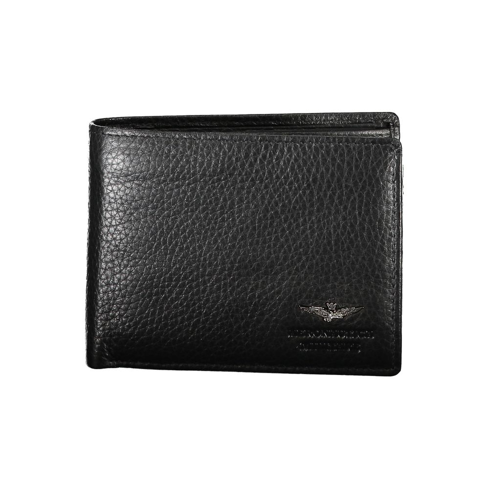 Sleek Dual-Compartment Leather Wallet