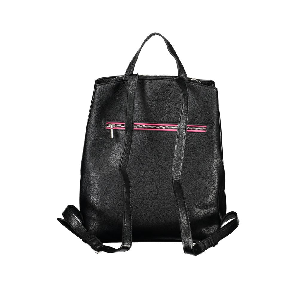 Elegant Black Multi-Compartment Backpack