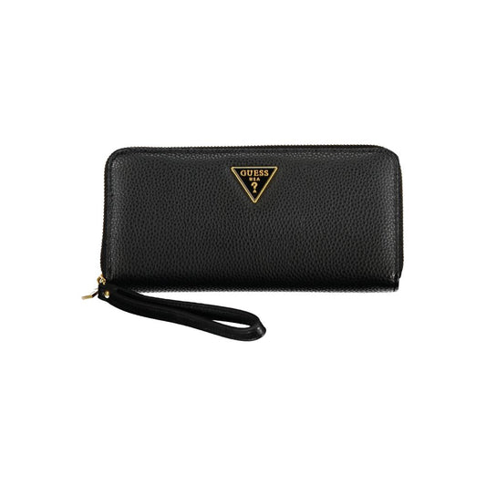 Elegant Black Multi-Compartment Wallet