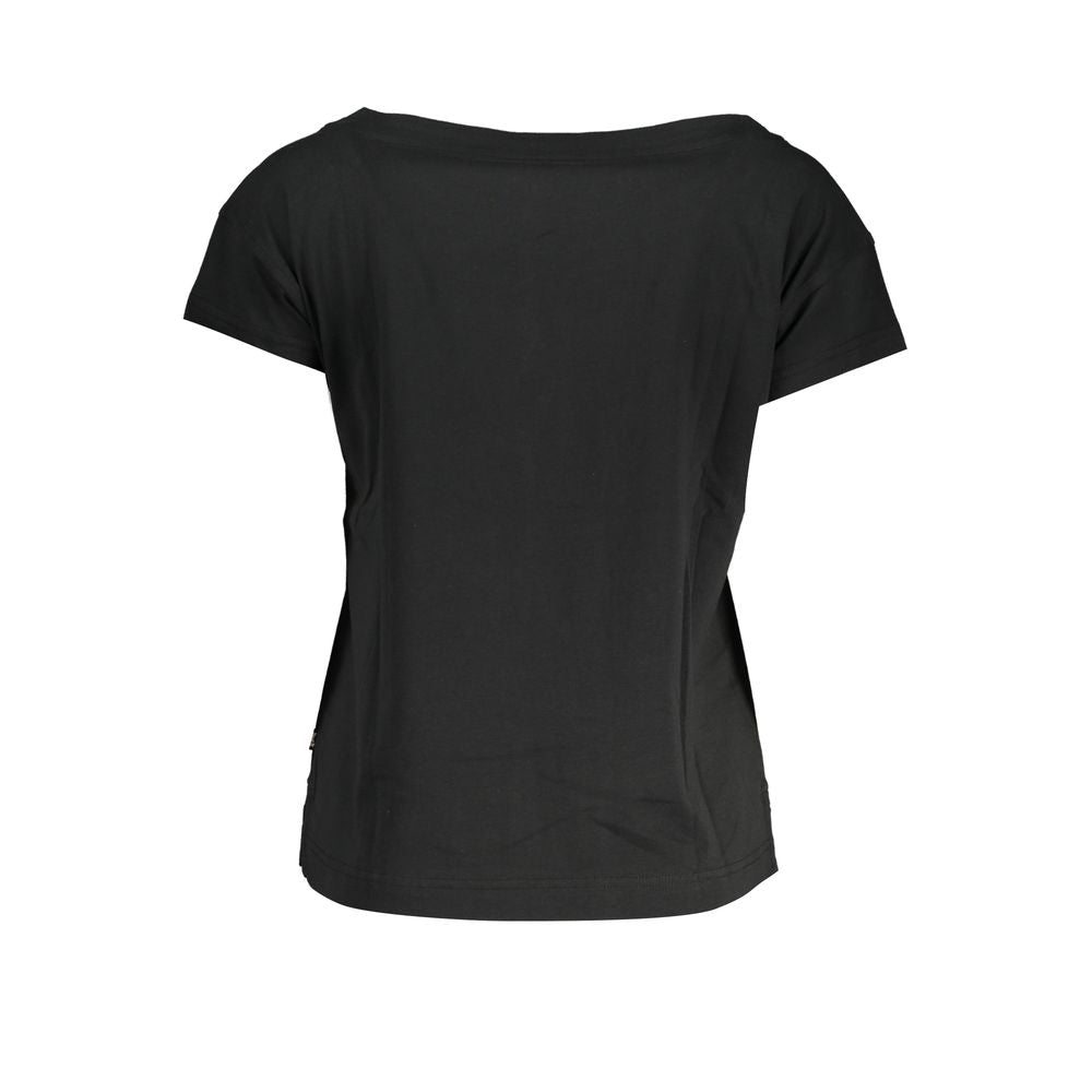 Elegant Wide Neck Short Sleeve Tee