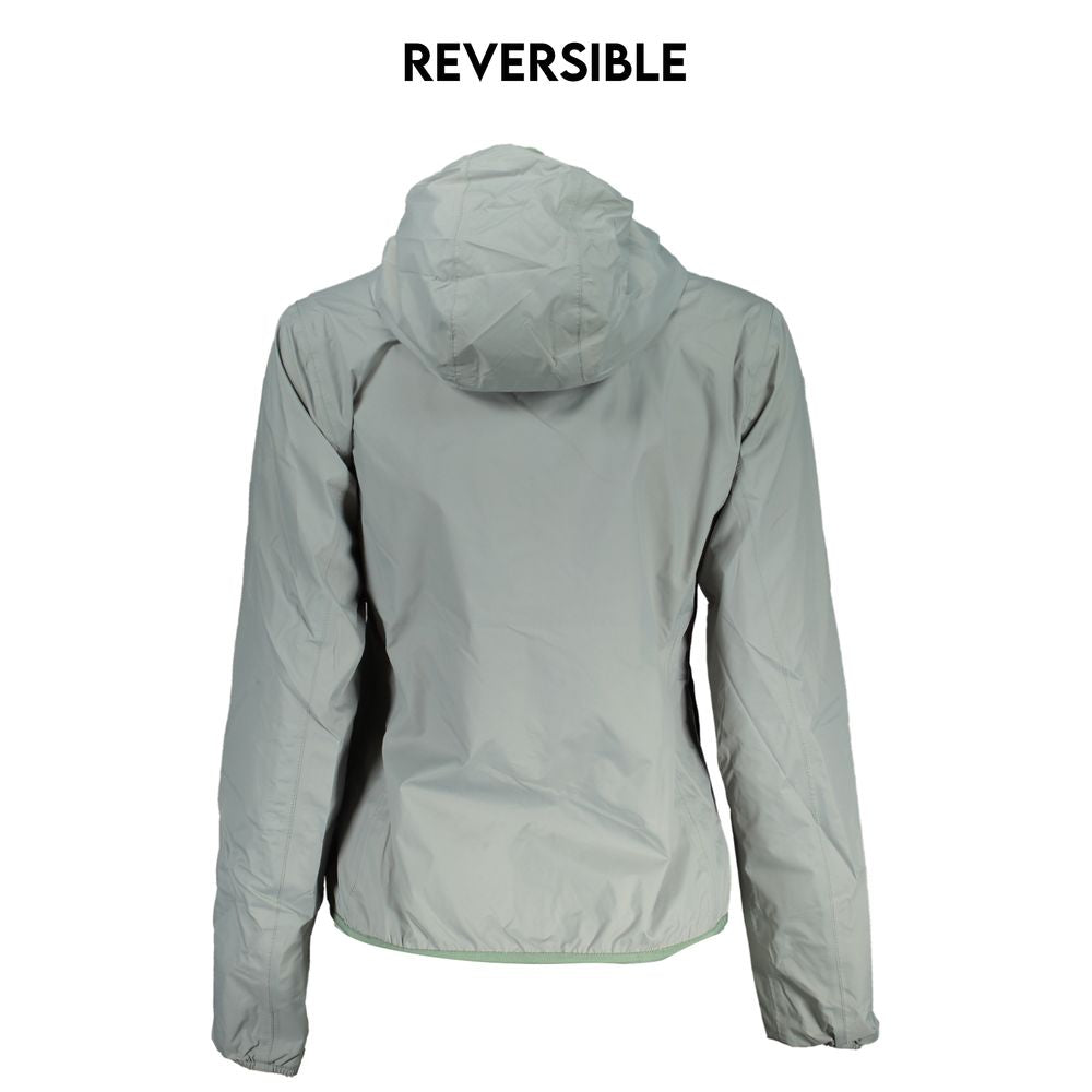 Reversible Hooded Long Sleeve Jacket