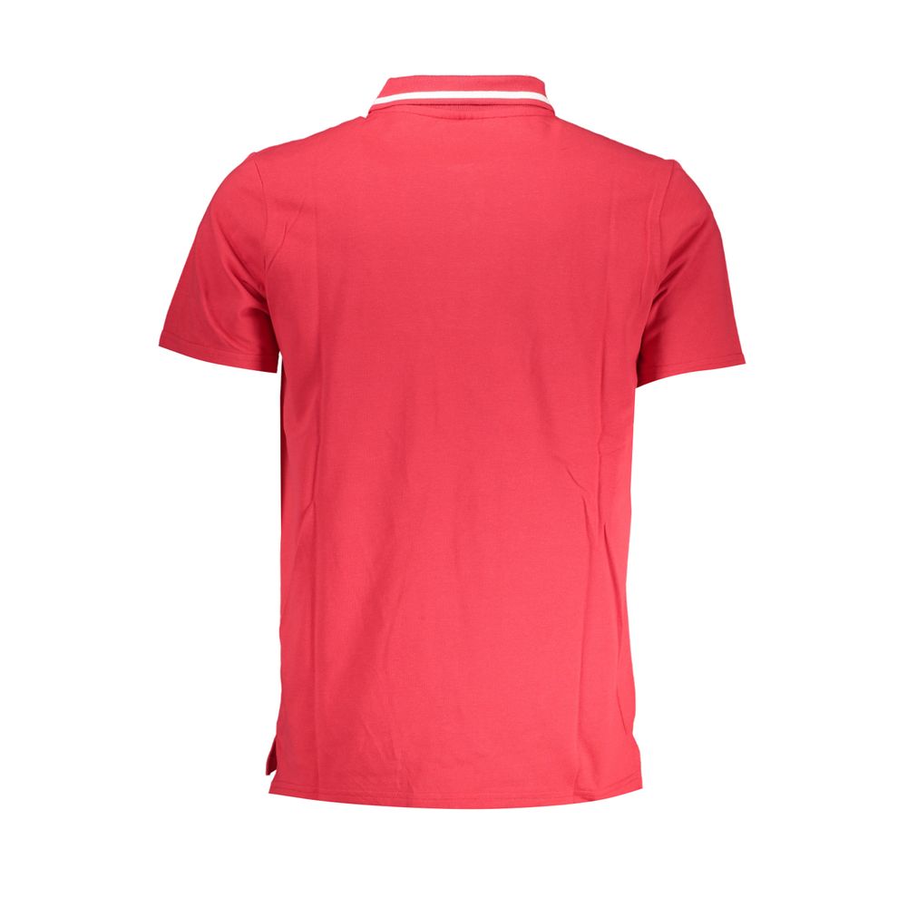 Elegant Pink Polo with Classic Detailing