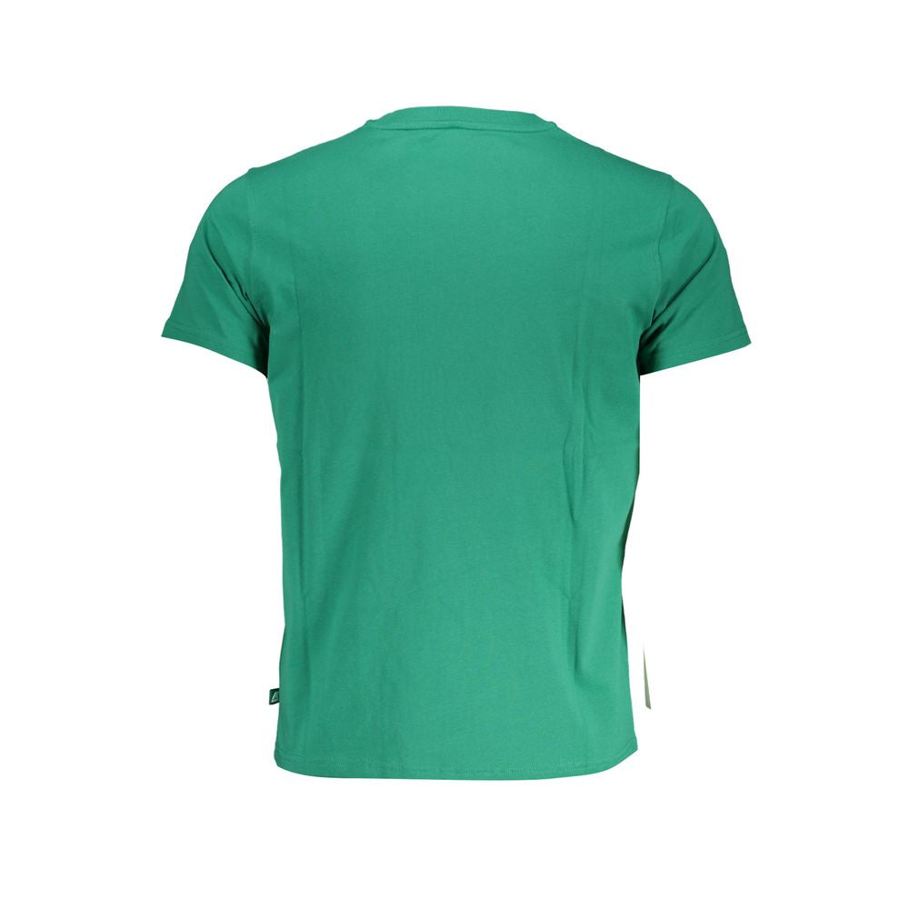 Emerald Crew Neck Tee with Contrast Pocket