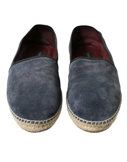 Navy Luxury Suede Espadrilles