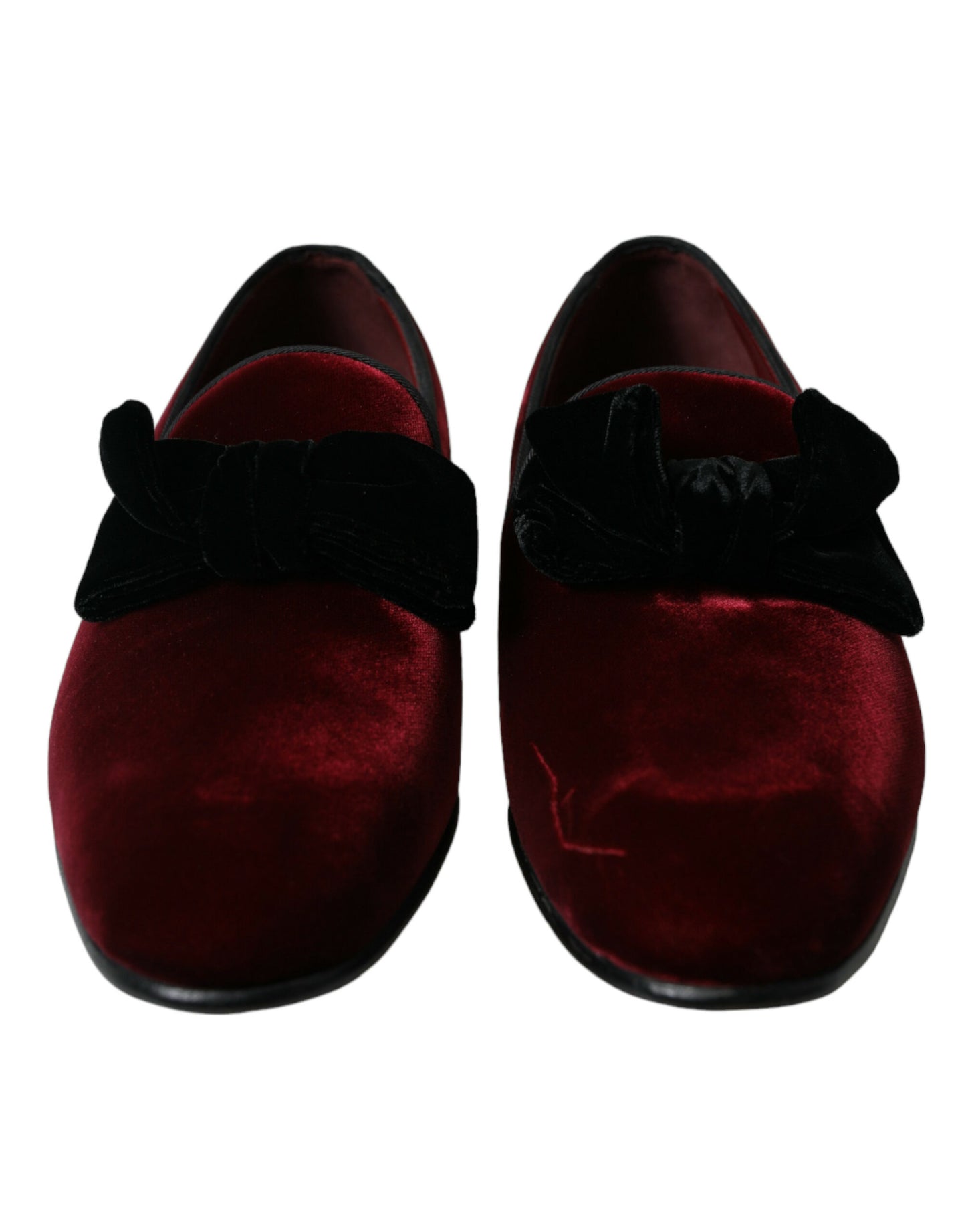 Burgundy Velvet Loafers - Elegance with a Twist