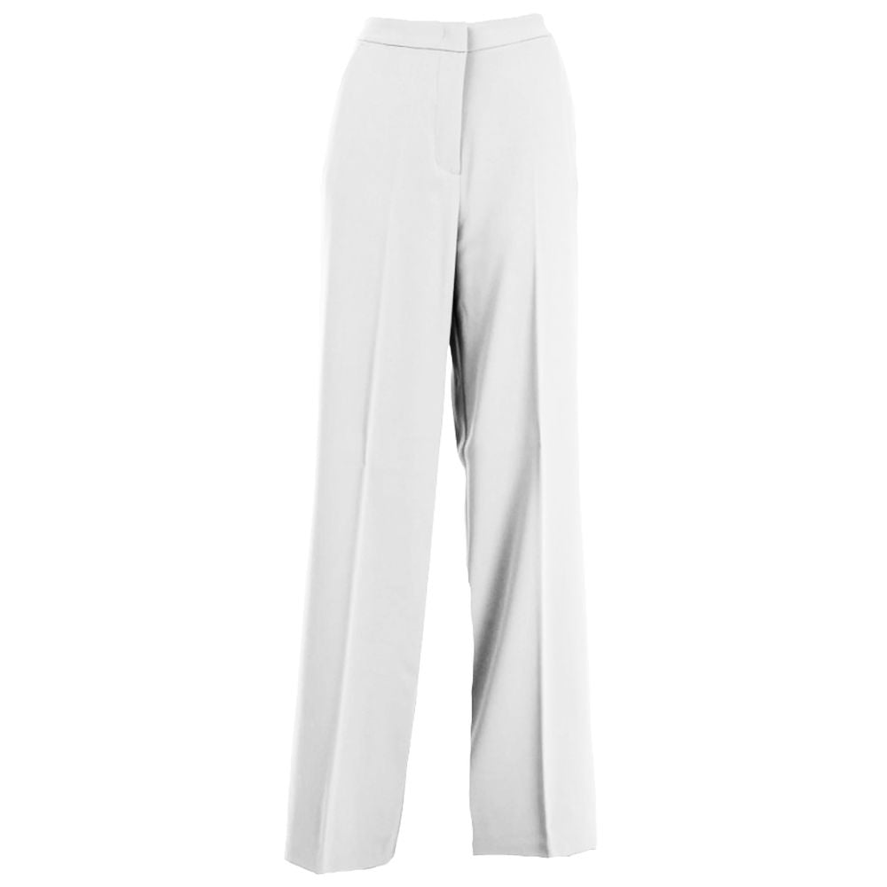 White Polyester Jeans & Pant