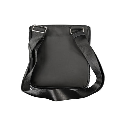 Black Polyester Shoulder Bag