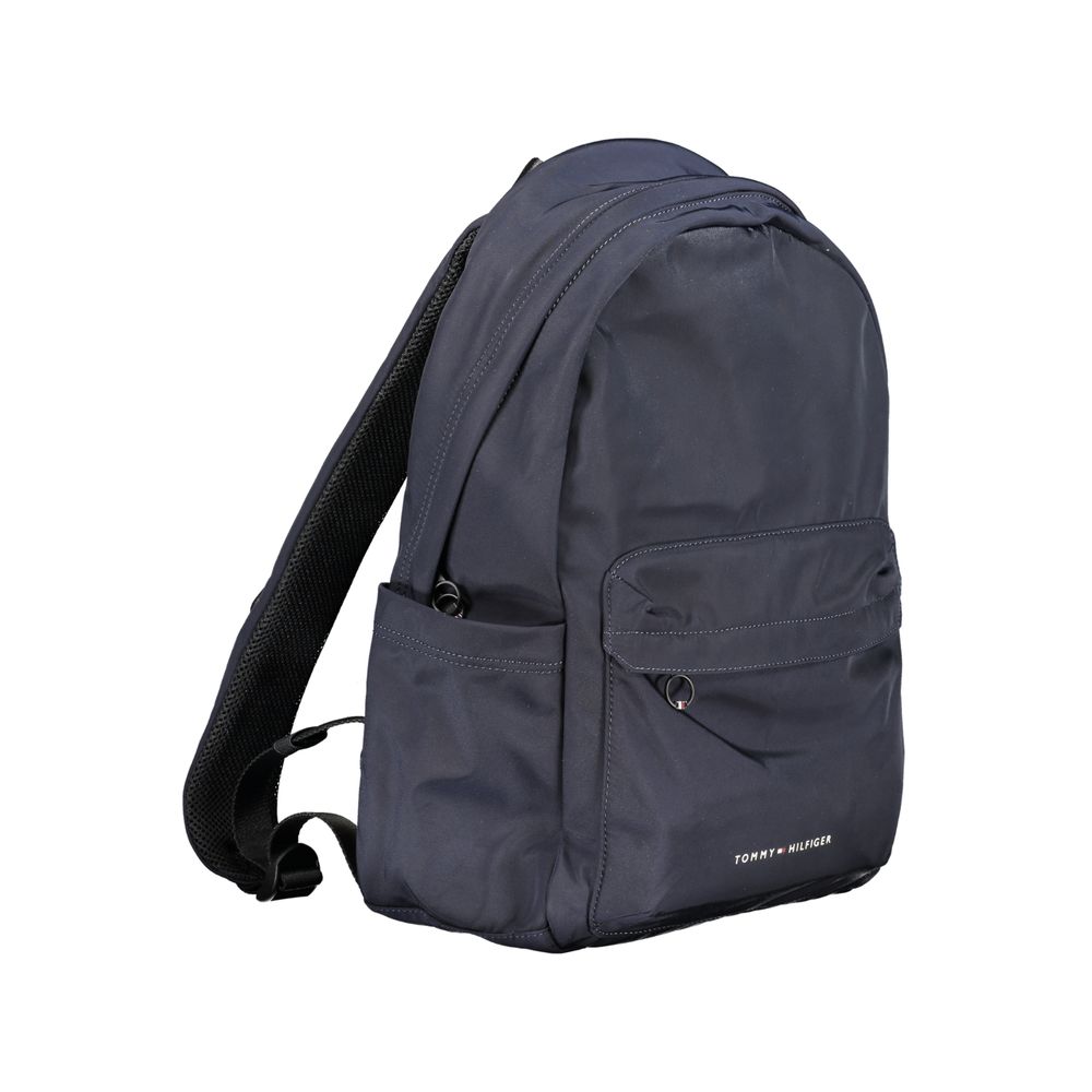 Blue Polyester Backpack