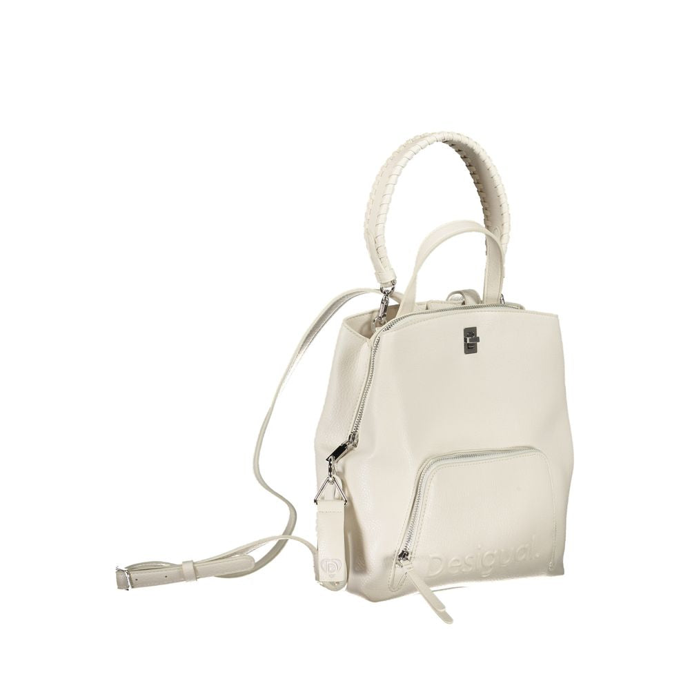 White Polyethylene Backpack