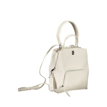 White Polyethylene Backpack