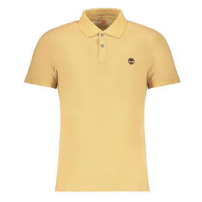 Beige Cotton Polo Shirt