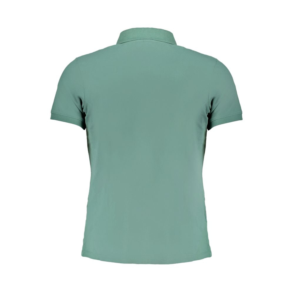 Green Cotton Polo Shirt