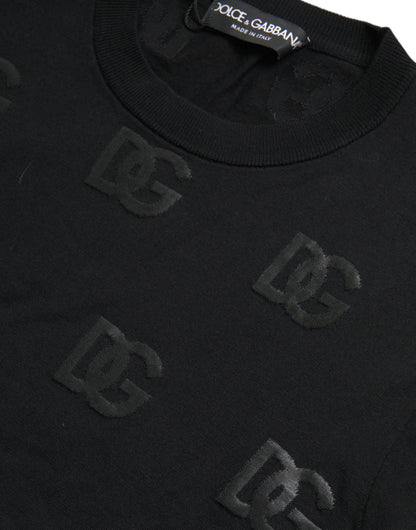 Black DG Logo Pullover Sweatshirt Sweater