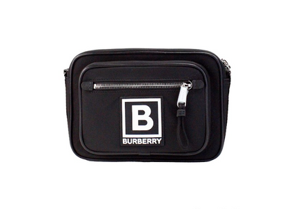 Paddy Small Black Nylon Logo Camera Belt Fanny Pack Bag