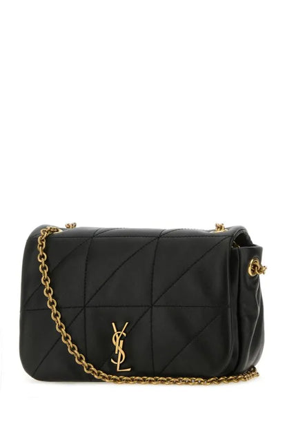 Black Nappa Leather Mini Jamie Shoulder bag