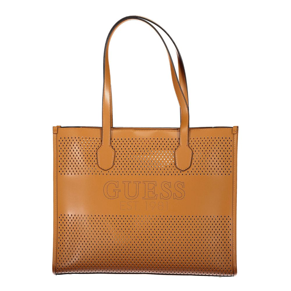 Brown Polyethylene Handbag