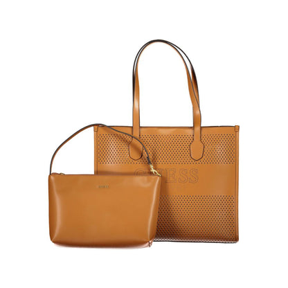 Brown Polyethylene Handbag