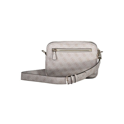 Gray Polyethylene Handbag