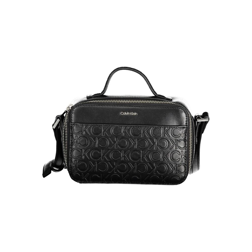 Black Polyester Handbag