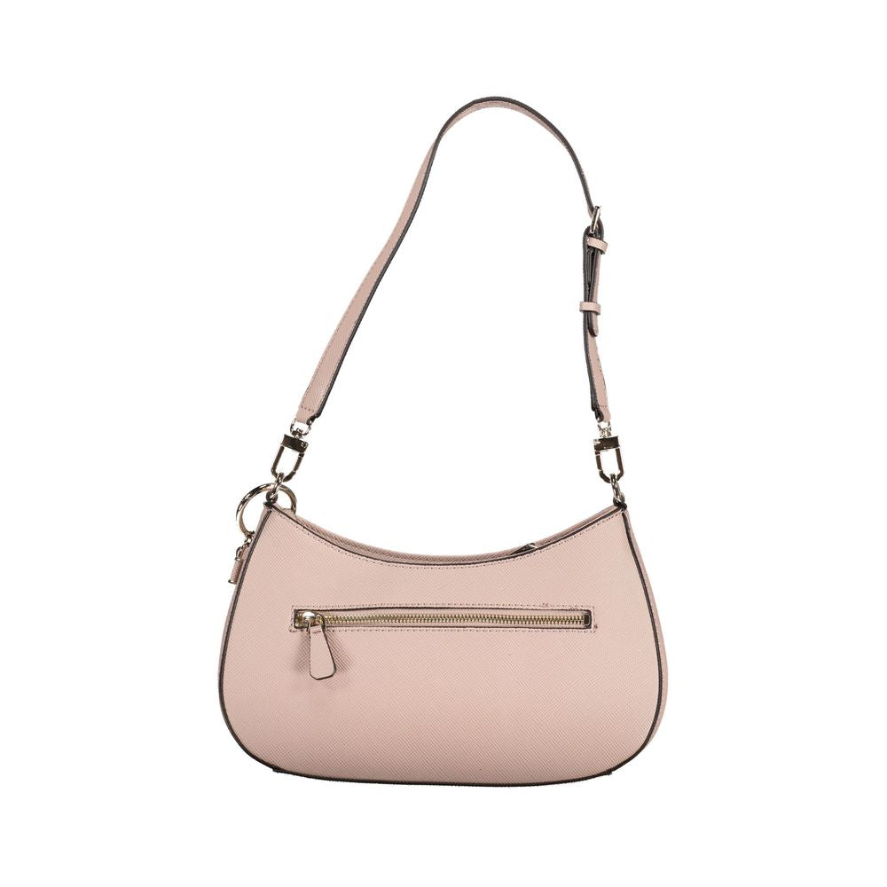 Pink Polyethylene Handbag