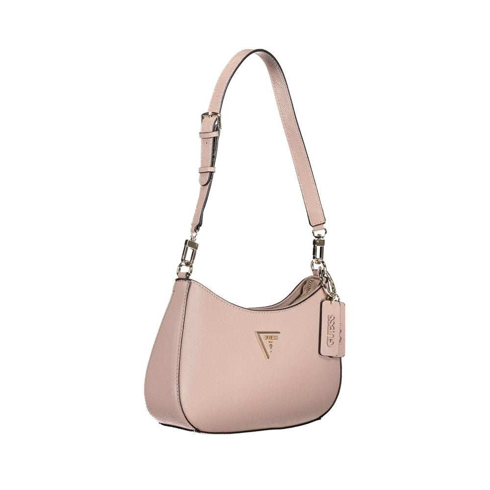 Pink Polyethylene Handbag