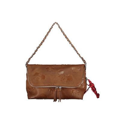 Brown Polyethylene Handbag