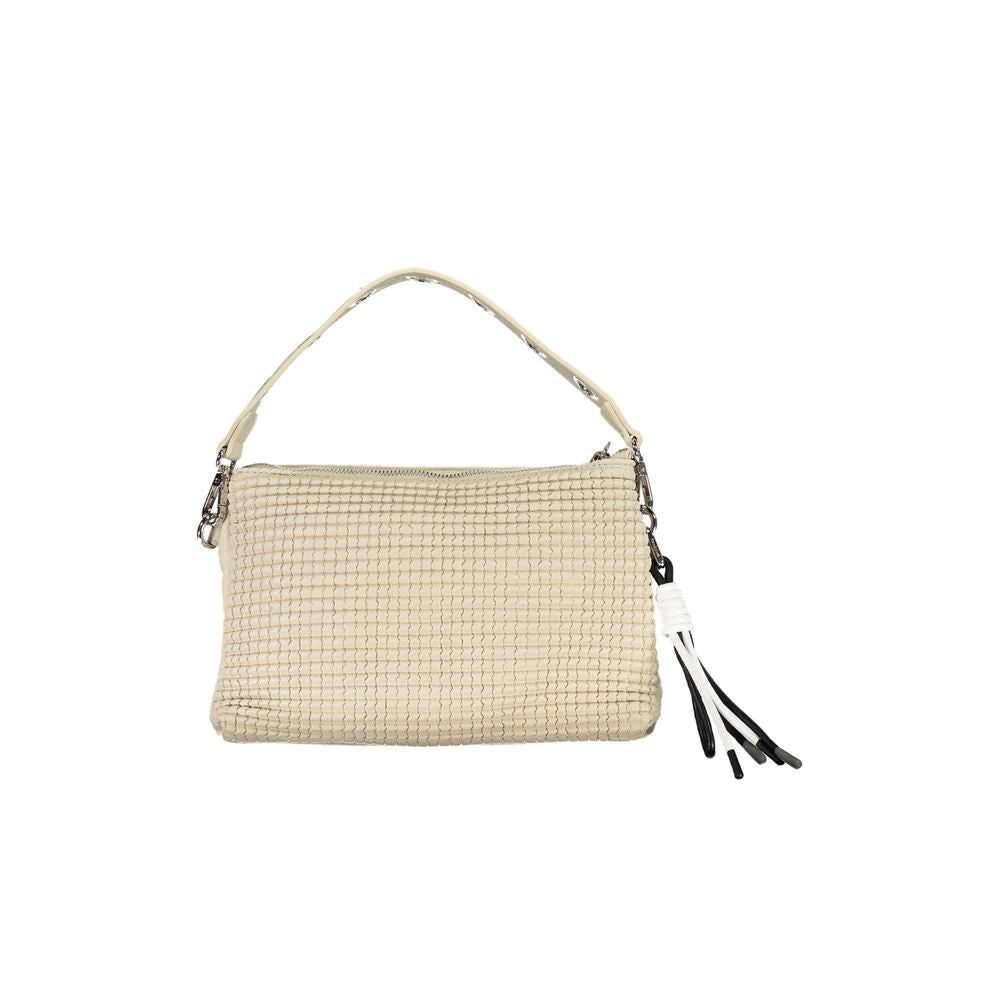 Beige Polyethylene Handbag