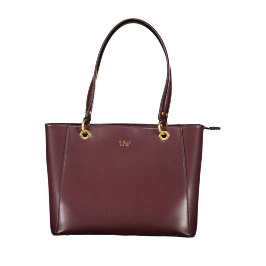 Purple Polyethylene Handbag