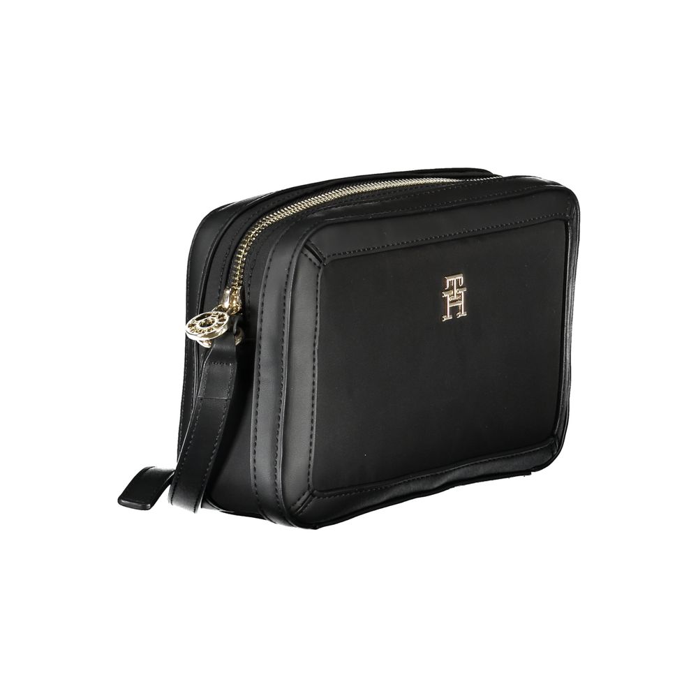 Black Polyester Handbag