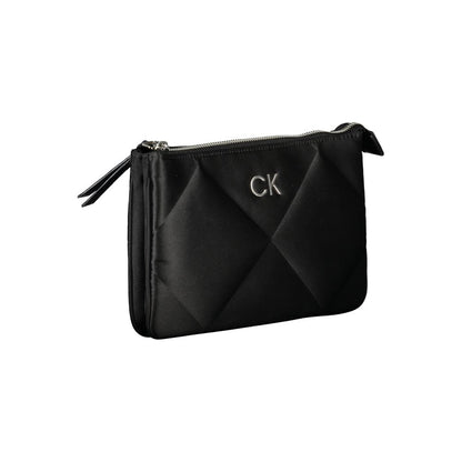 Black Polyester Handbag