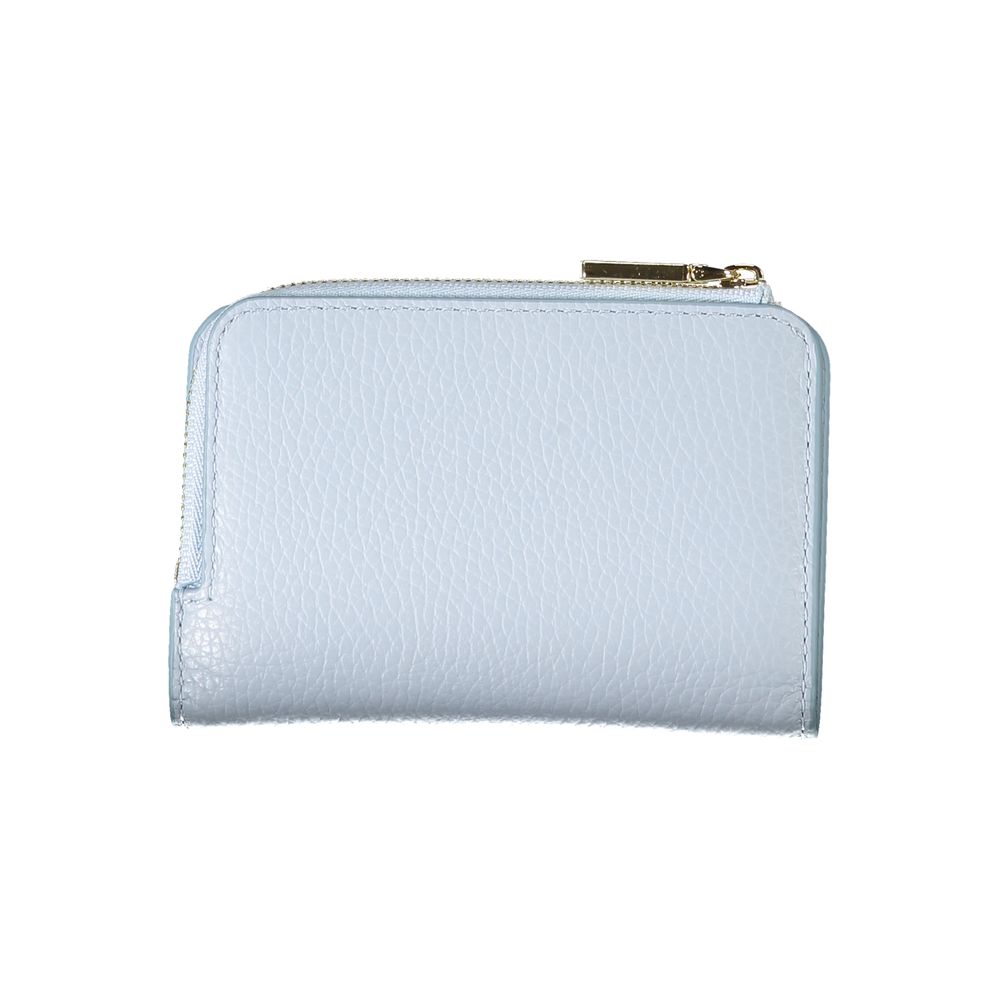 Light Blue Leather Wallet