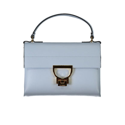 Light Blue Leather Handbag