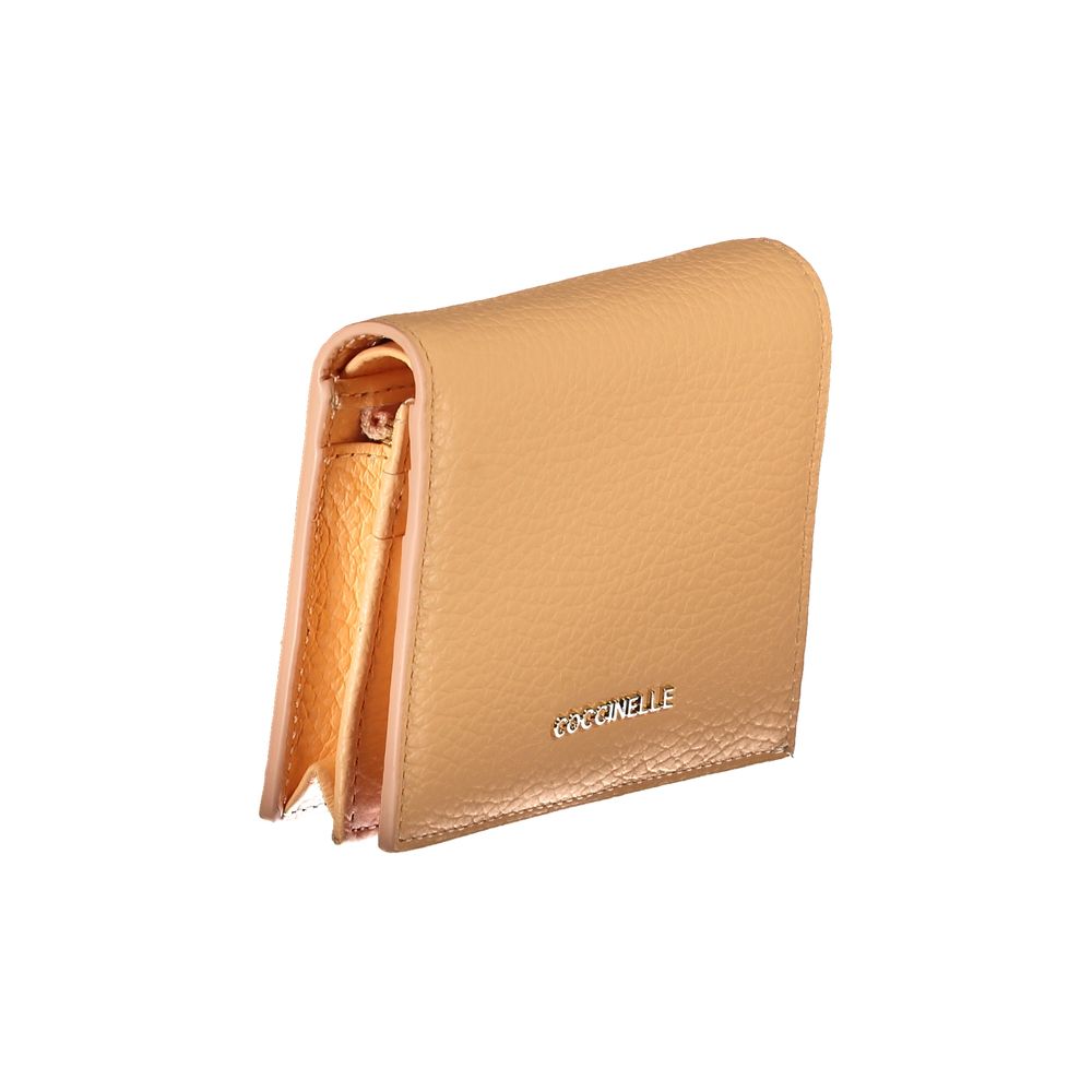 Orange Leather Wallet