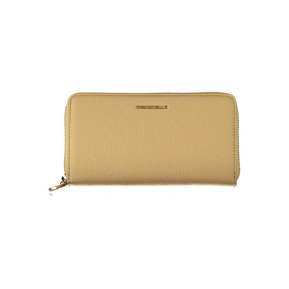 Beige Leather Wallet