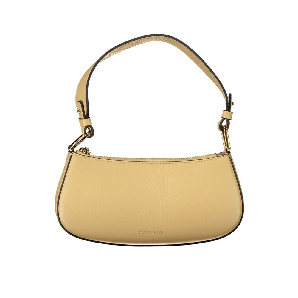 Beige Leather Handbag