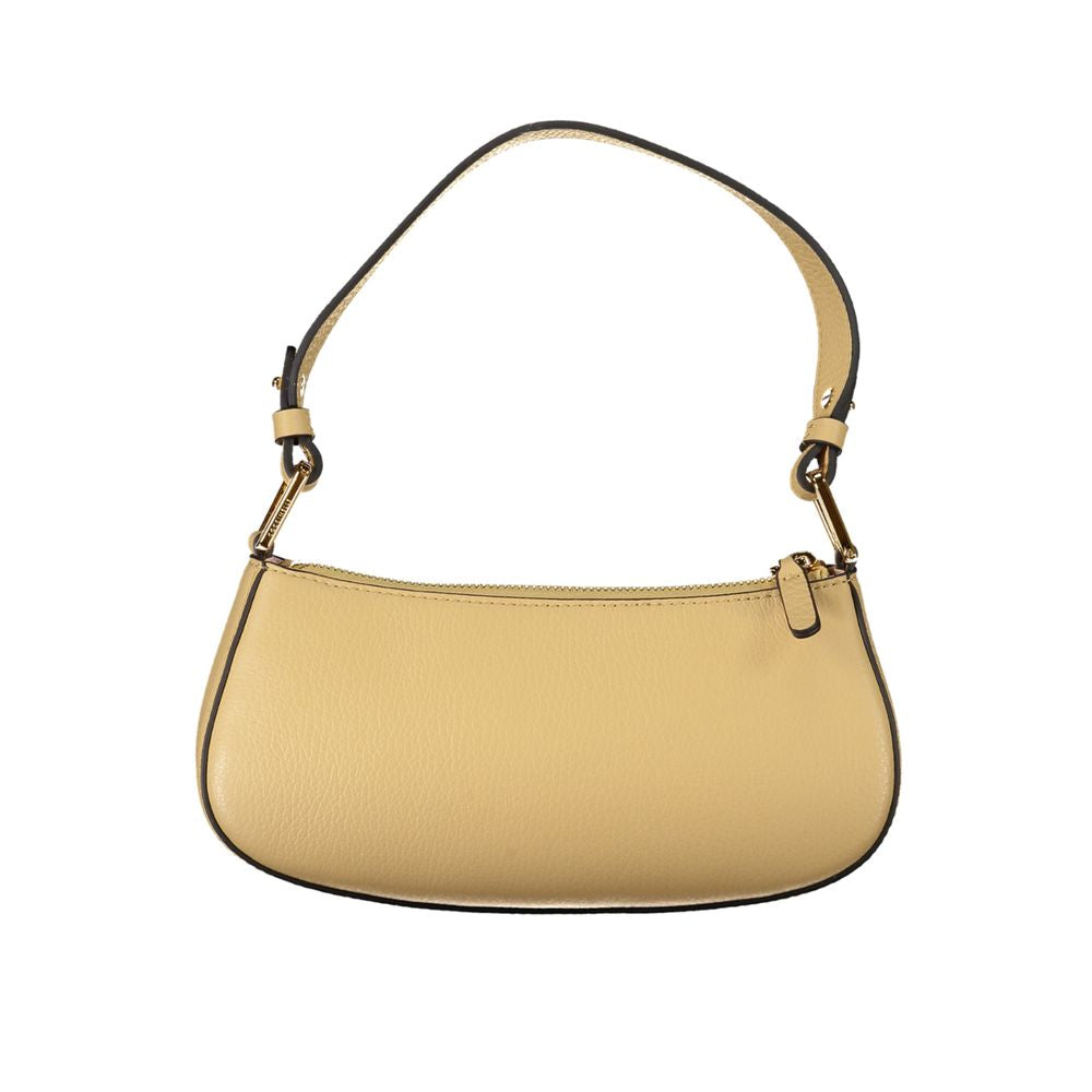 Beige Leather Handbag