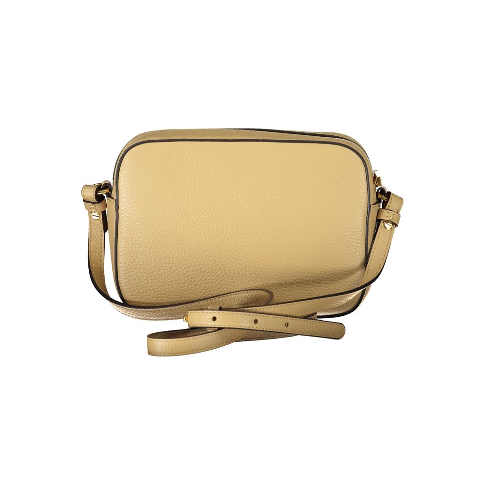 Beige Leather Handbag